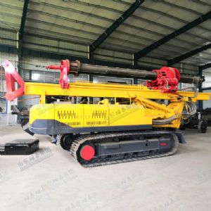 Crawler type rotary drilling machine